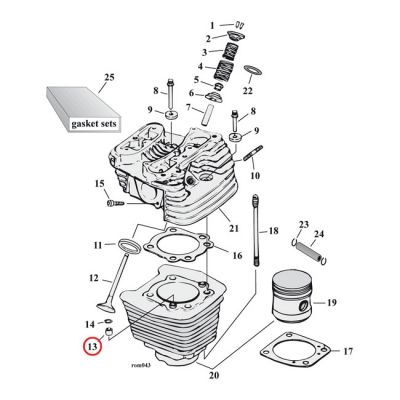 524579 - KIBBLEWHITE KPMI DOWEL PIN, CYL/TRANSM. TRAP DOOR