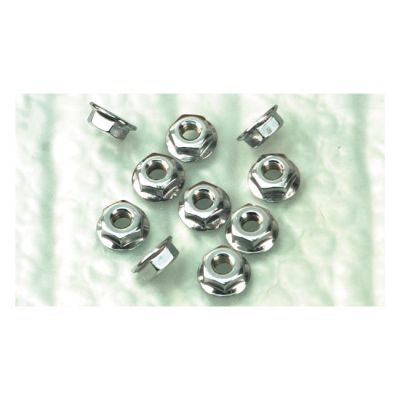 524703 - GARDNER-WESTCOTT M6 X 1.0 FLANGED NUT CHROME