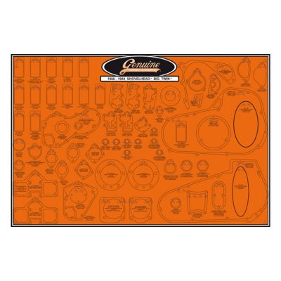 526400 - James, gasket & seal board. Shovelhead