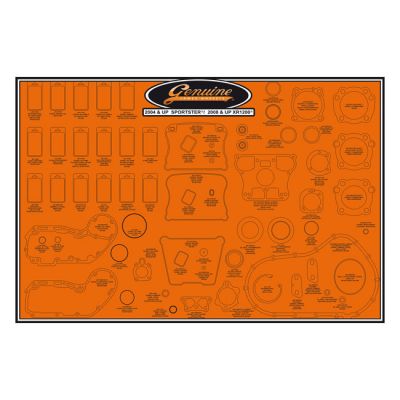 526482 - James, gasket & seal board.  04-22 XL Sportster, XR1200