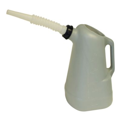 530787 - Lisle, 6 quart oil filler can. White spout