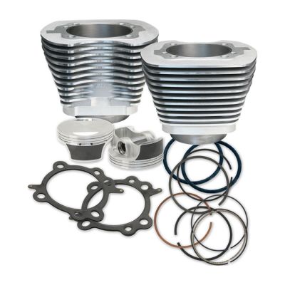 531704 - S&S, 88" to 97" big bore cylinder & piston kit. Silver