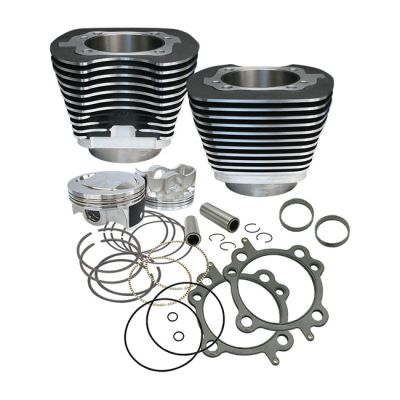 531705 - S&S, 88" to 97" big bore cylinder & piston kit. Black