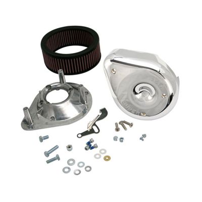 531935 - S&S, teardrop air cleaner assembly. Chrome
