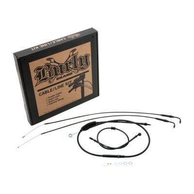 533052 - Burly, short cable & line kit for Clip-On / Clubman bars