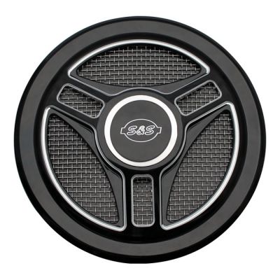 536491 - S&S STEALTH AIRCLEANER COVER, TRI-SPOKE