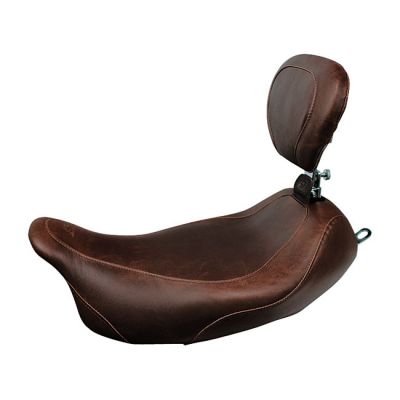 537006 - Mustang, Wide Tripper solo seat. With rider backrest