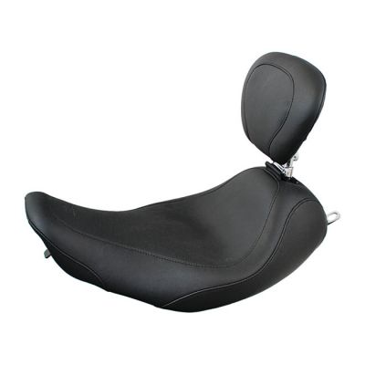 537020 - Mustang, Wide Tripper solo seat. With rider backrest