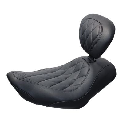 537050 - Mustang, Wide Tripper solo seat. With rider backrest