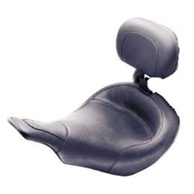 537103 - Mustang, Standard Touring solo seat. With rider backrest