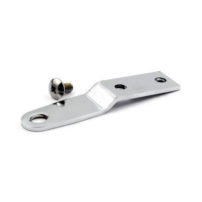 537408 - Mustang, passenger seat mount bracket kit. Chrome