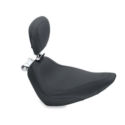 537470 - Mustang, Wide Tripper solo seat. With rider backrest