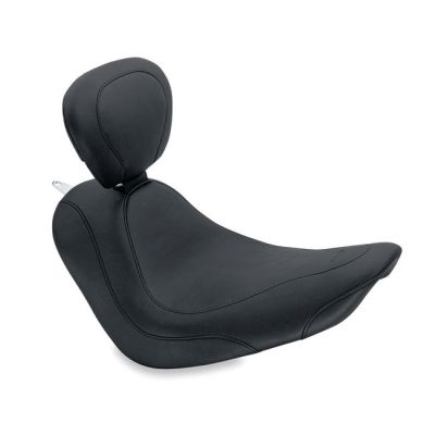 537500 - Mustang, Wide Tripper solo seat. With rider backrest