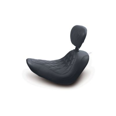537505 - Mustang, Wide Tripper solo seat. With rider backrest