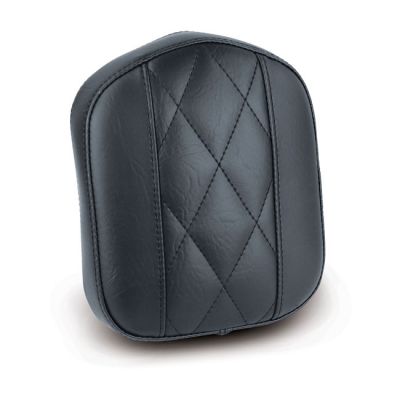 537574 - Mustang, OEM style sissy bar pad. Black. Diamond
