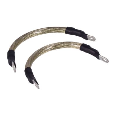 548111 - NAMZ, battery cable set. Clear. 7 inch (17.5cm)