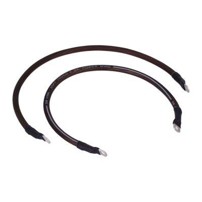 548141 - NAMZ, battery cable set. Black. 19 inch (48cm)