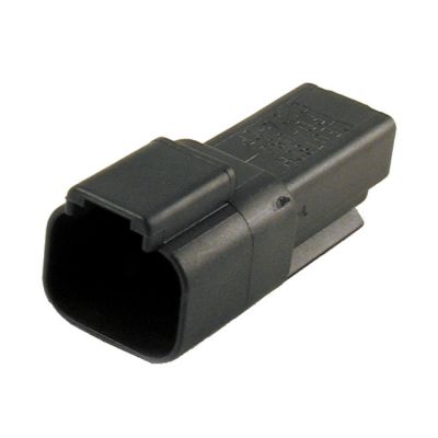 548143 - NAMZ, Deutsch connectors. Black, receptacle, 2-pins