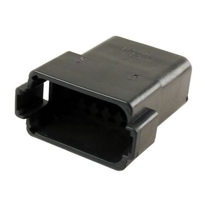 548153 - NAMZ, Deutsch connectors. Black, receptacle, 12-pins