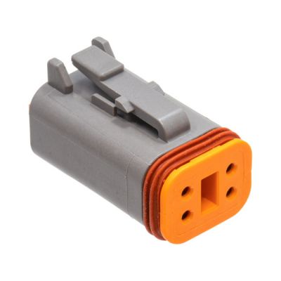 548158 - NAMZ, Deutsch DT connectors. Gray, plug housing, 4-pins