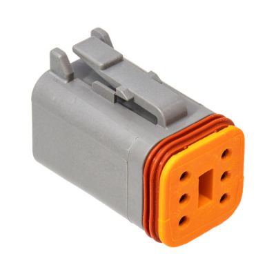 548160 - NAMZ, Deutsch DT connectors. Gray, plug housing, 6-pins