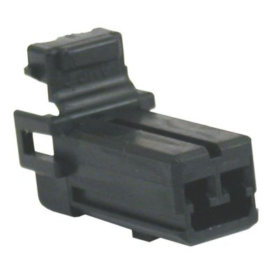 548190 - NAMZ, AMP Multilock connector. Black, plug, 2-pins