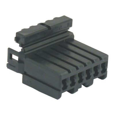 548193 - NAMZ, AMP Multilock connector. Black, plug, 6-pins