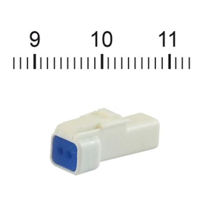 548264 - NAMZ, JST Mini connector. White, receptacle, 2-pin