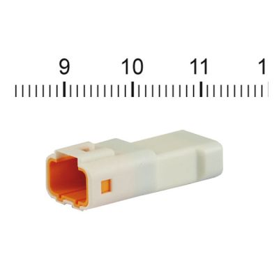 548271 - NAMZ, JST Mini connector. White, plug, 4-pin