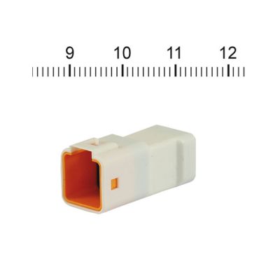 548272 - NAMZ, JST Mini connector. White, plug, 8-pin