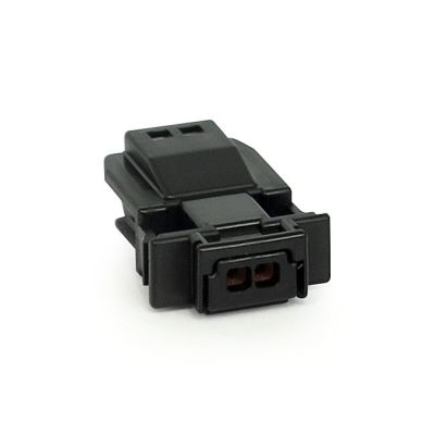 548414 - NAMZ, JAE MX-1900 connector. Black, receptacle, 2-pins
