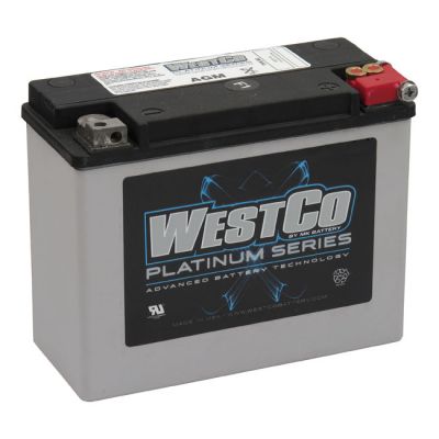 558014 - Westco, sealed AGM battery. 12V, 20Ah, 340CCA