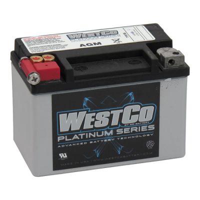 558019 - Westco, sealed AGM battery. 12 Volt, 8AMP, CCA120