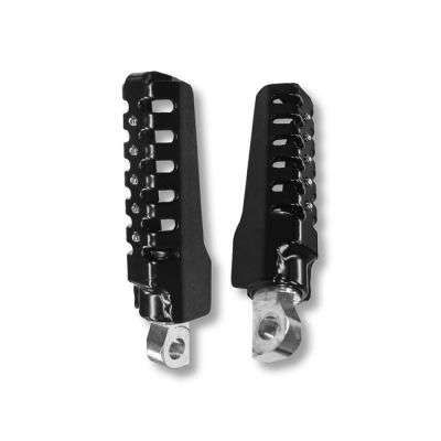 558706 - Burly, Razorback foot pegs. Black