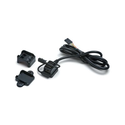 558822 - Küryakyn Kuryakyn, handlebar USB charger / power point. Black