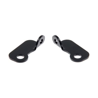 559344 - CULT WERK Cult-Werk, turn signal bracket set. Front. Black