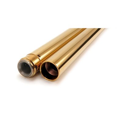 559961 - CUSTOM CYCLE CC Eng. 41mm fork tubes, TNC gold. 20-1/4" OAL