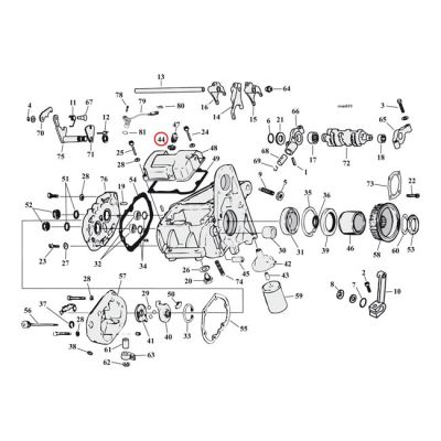 561377 - Cometic, seal washer neutral switch. Nylon