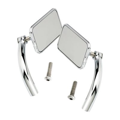 562909 - Biltwell, Utility perch mount mirror set. Chrome