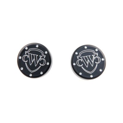 563593 - CULT WERK Cult-Werk, front axle cover kit. Gloss black with logo