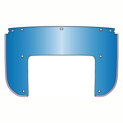 563899 - National Cycle, Beaded 7-bolt lower window. Blue