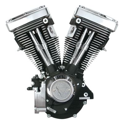 565140 - S&S, V80" basic engine assembly. Black