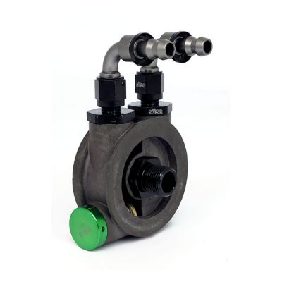566635 - Jagg, oil filter adapter / thermostat
