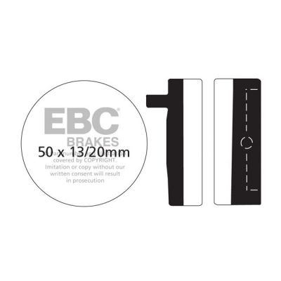 566782 - EBC Organic brake pads