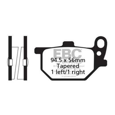 566787 - EBC Organic brake pads