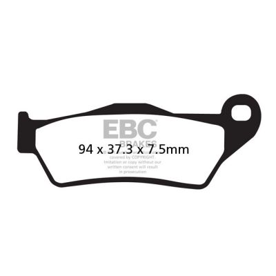 566807 - EBC V-pad Semi Sintered brake pads