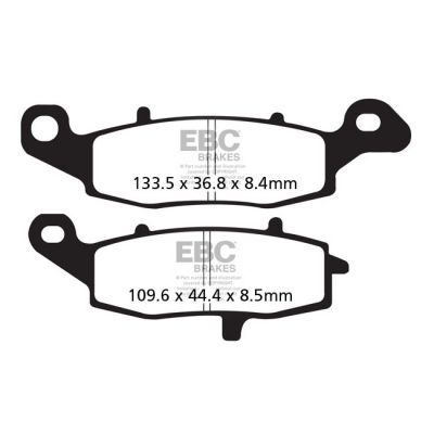 566818 - EBC V-pad Semi Sintered brake pads