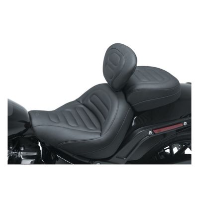 568412 - Mustang, Standard Touring Solo seat. With rider backrest