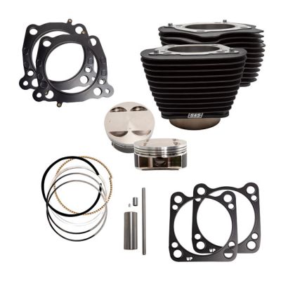 574117 - S&S, 107" to 124" big bore conversion cylinder & piston kit