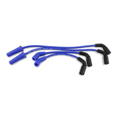 576351 - Accel, 8mm Ferro Spiral core spark plug wire set. Blue